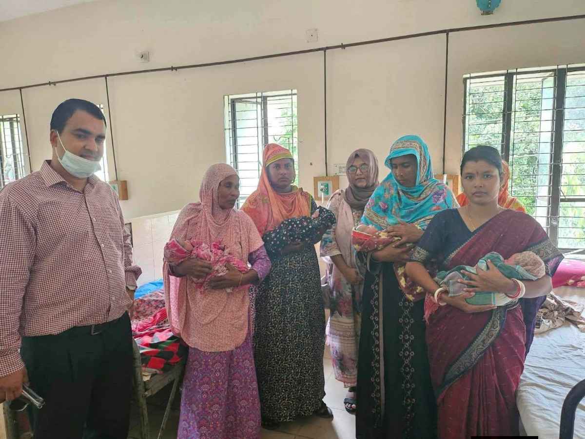 বিরল উপজেলা স্বাস্থ্য কমপ্লেক্সে কোনো জটিলতা ছাড়াই একদিনে ৪টি সফল সিজার।
