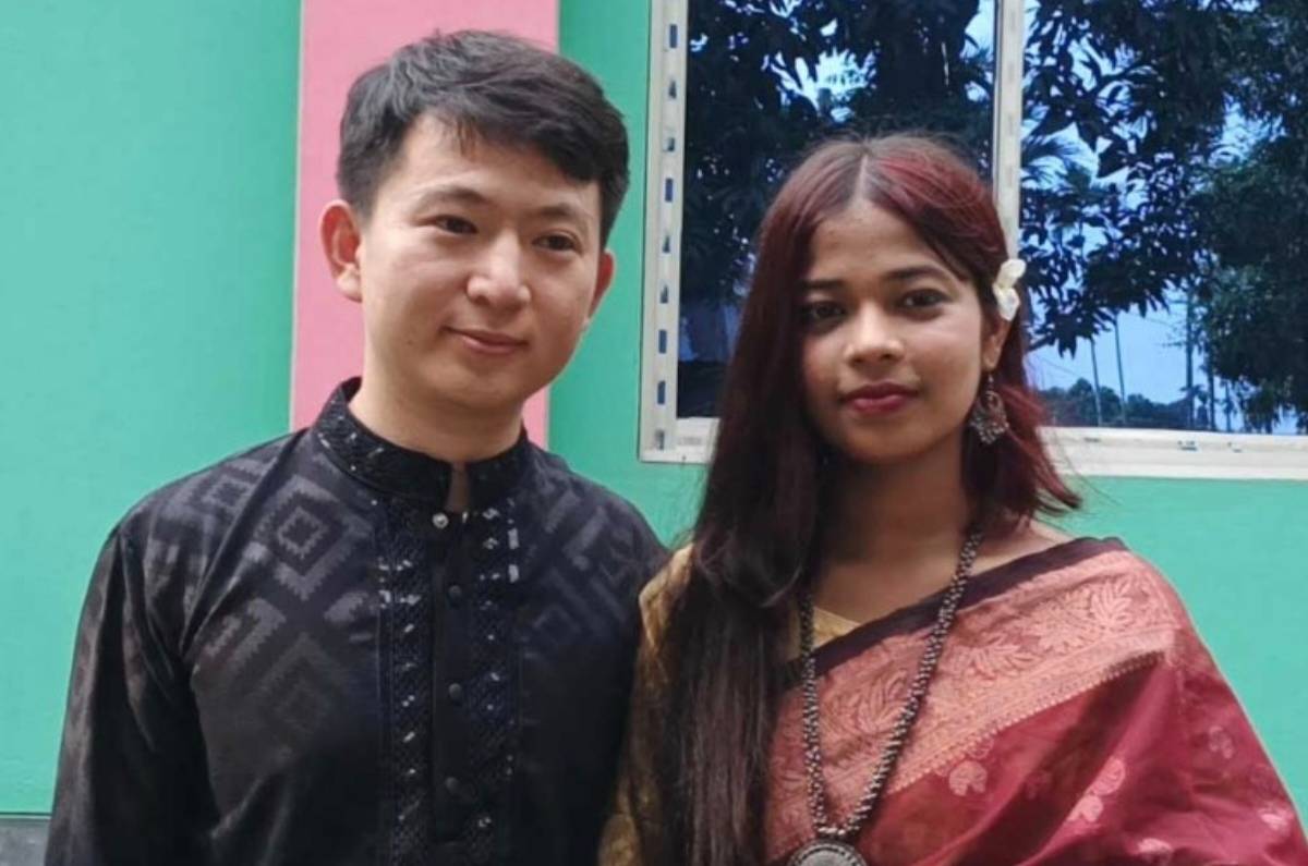 প্রেমের টানে চীনা যুবক রংপুরে